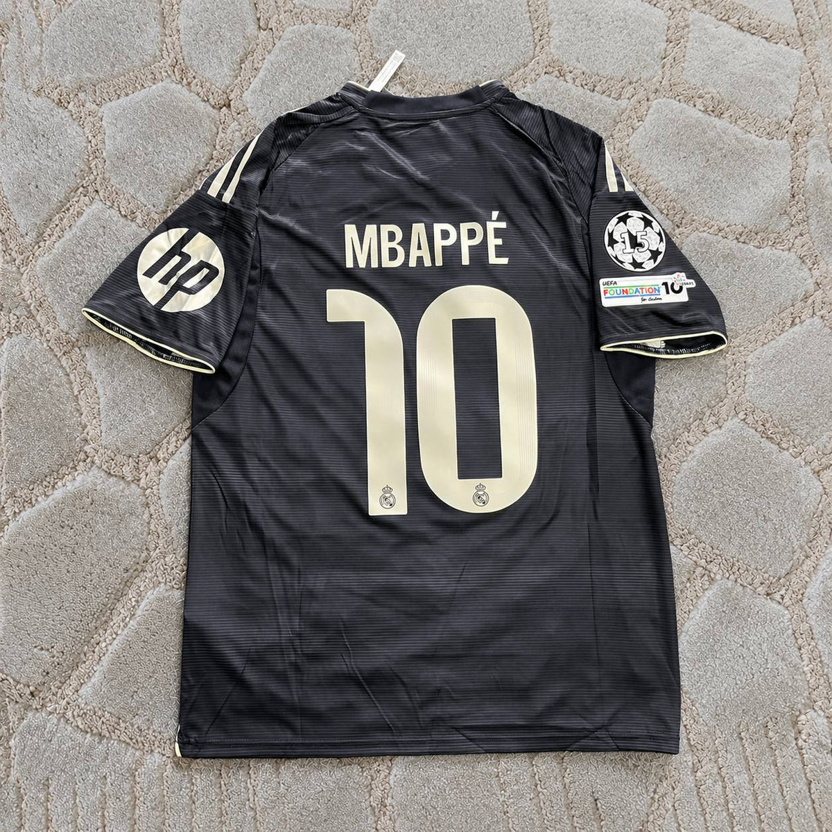 Kylian Mbappe Real Madrid Black New Season 2026 Jersey Kit Soccer Trikot Maillot Maglia