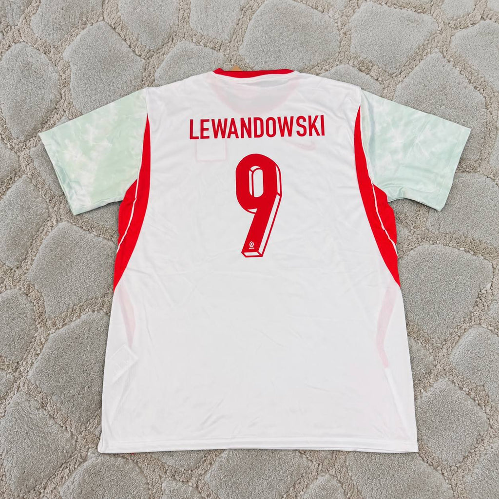 Robert Lewandowski Poland 2026 New Season White Football Jersey