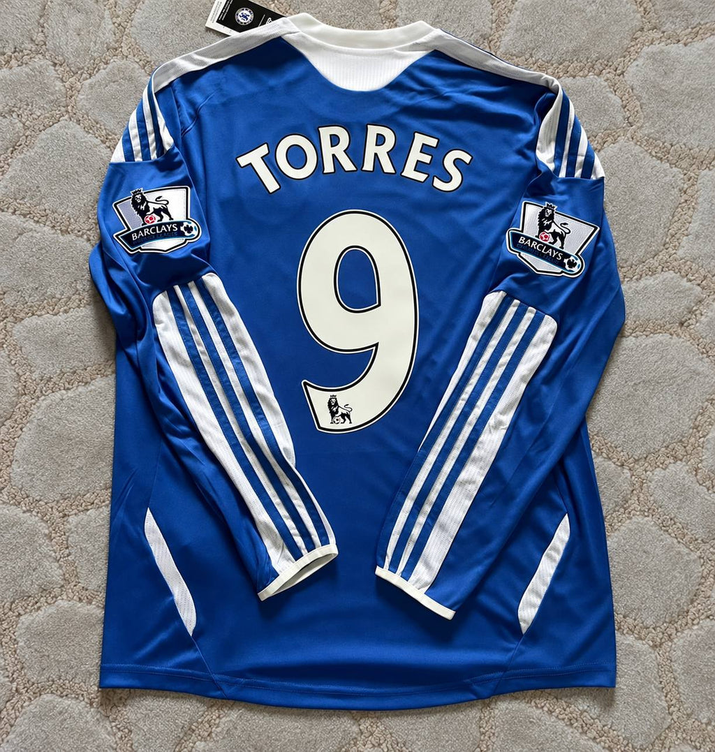 Fernando Torres #9 Chelsea 2011 2013 Long Sleeve Season Football Jersey Kit Trikot Maillot Maglia Soccer Shirt