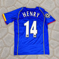 Thierry Henry #14 Arsenal 2004 2005 Retro Football Jersey Kit Soccer Shirt Trikot Maillot Maglia