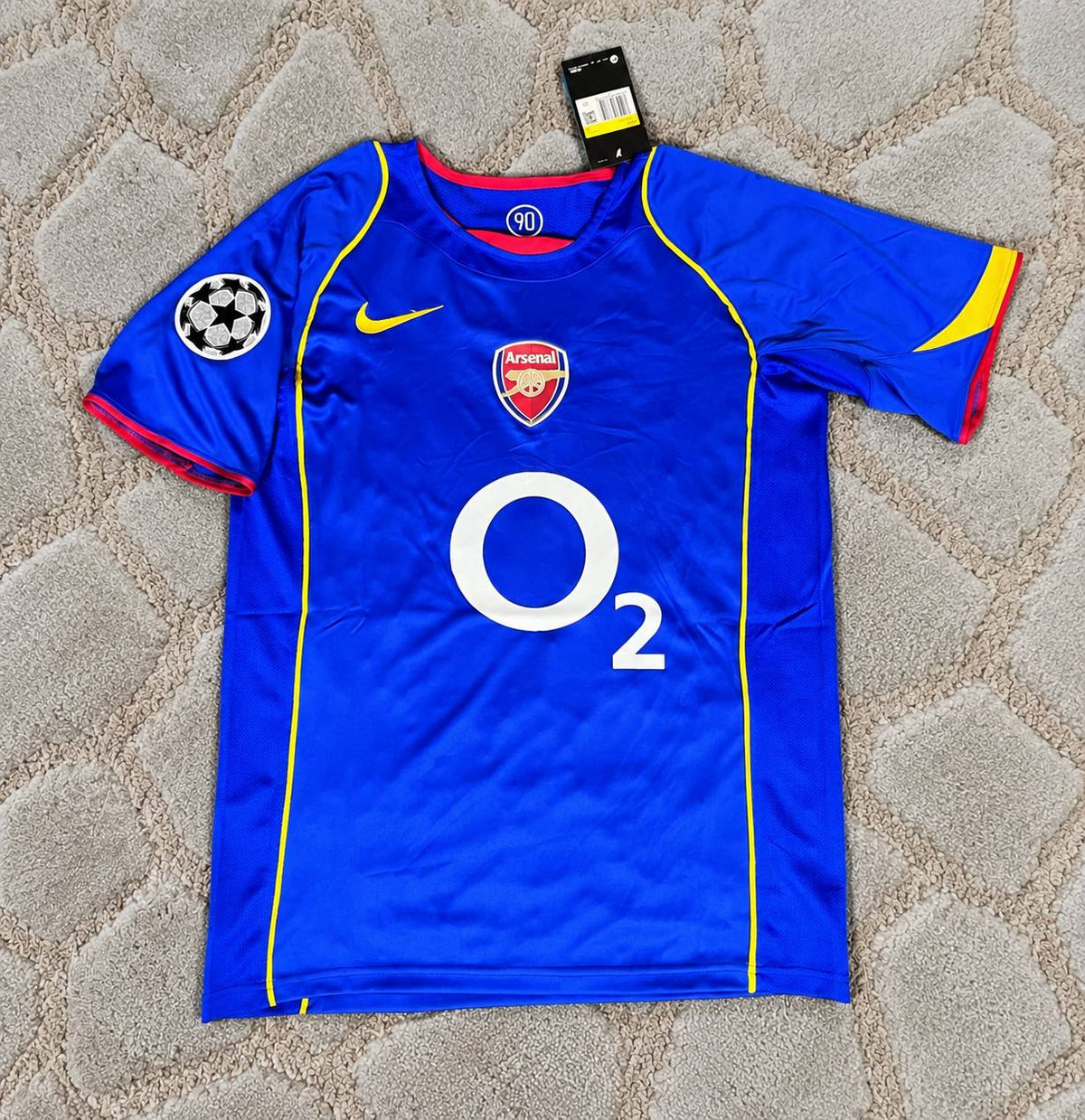 Thierry Henry #14 Arsenal 2004 2005 Retro Football Jersey Kit Soccer Shirt Trikot Maillot Maglia