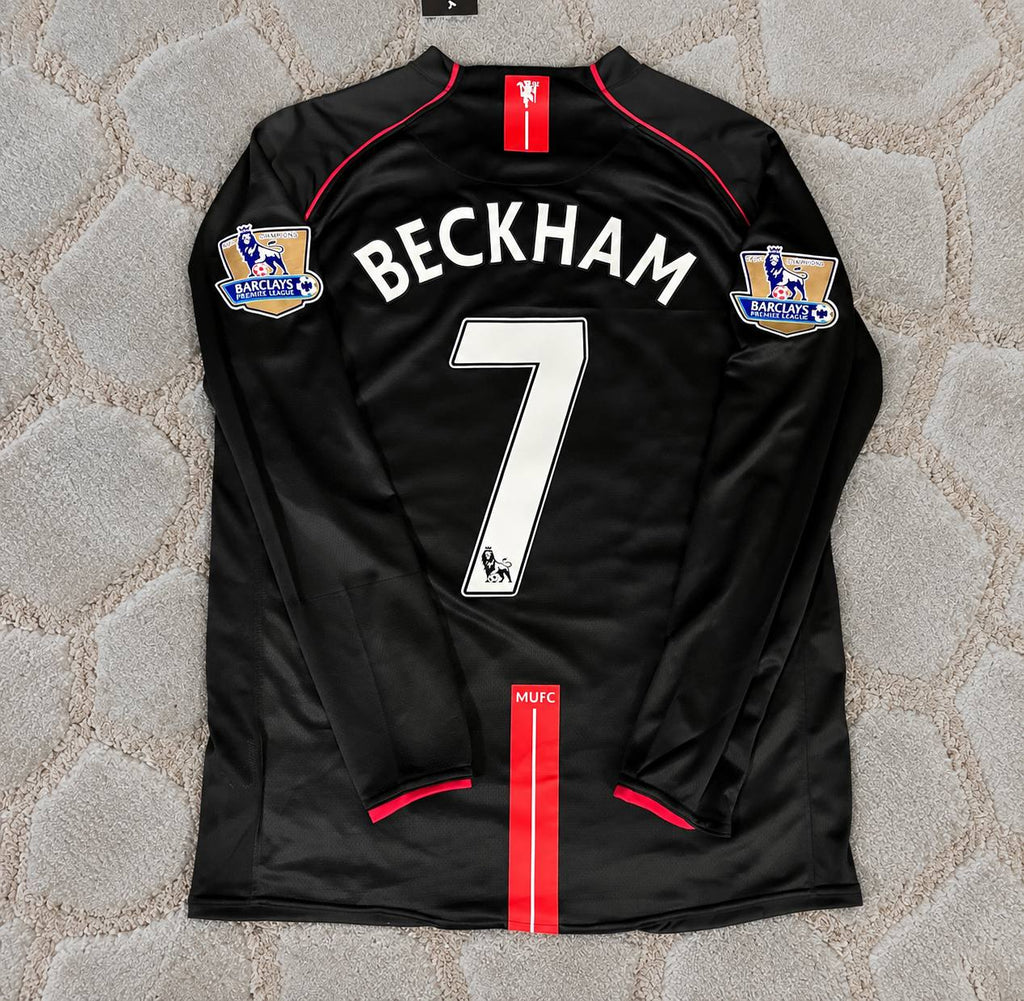 David Beckham #7 Manchester United Retro Football Jersey Kit Trikot Maillot Maglia Soccer Shirt
