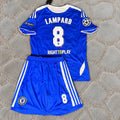 Frank Lampard #8 Chelsea Final 2012 Kids Retro Kids Football Shirt Jersey Kit Trikot Maillot Maglia Soccer