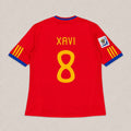 Xavi Hernandez 8 – Spain 2010 World Cup Retro Kit Jersey – | Trikot | Maillot Soccer Shirt