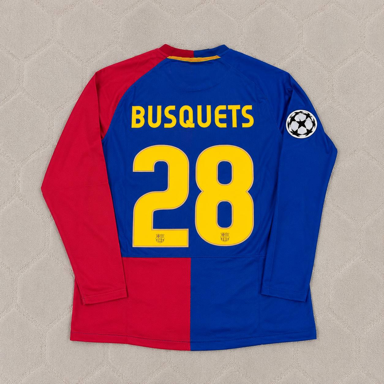 Sergio Busquets Barcelona 2009 Champions League Final Retro Jersey