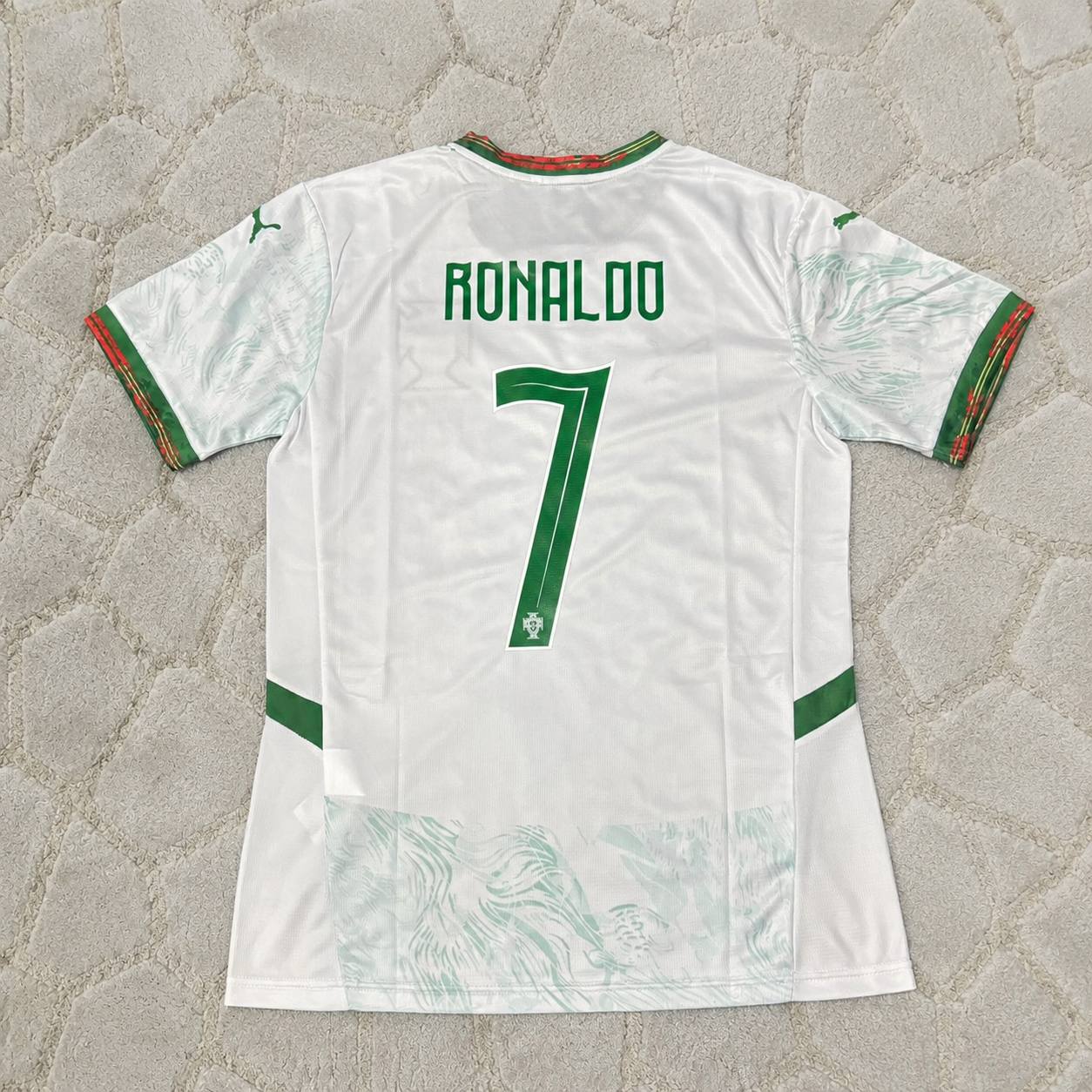 Cristiano Ronaldo Portugal 2026 World Cup White Away Football Jersey