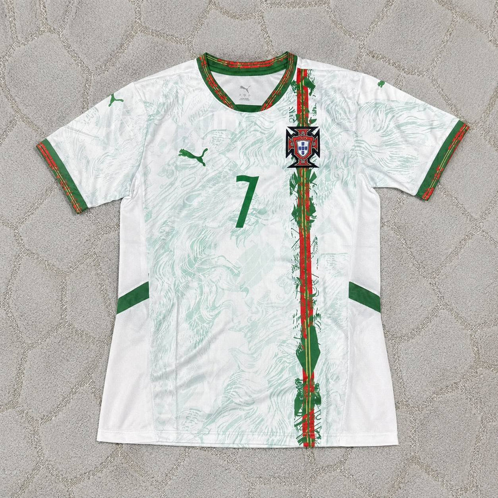 Cristiano Ronaldo Portugal 2026 World Cup White Away Football Jersey