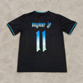 Neymar Jr Brazil Black Special Trap Retro Football Jersey