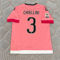 Giorgio Chiellini Juventus Retro Pink 2015-2016 Jersey Trikot