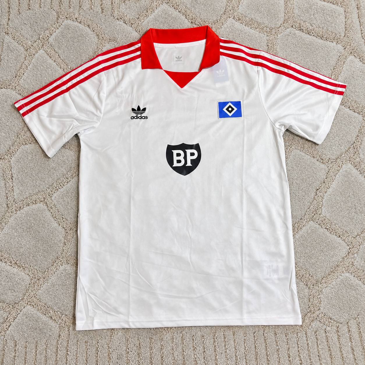 Franz Beckenbauer Hamburger SV Retro Heimtrikot 80-81 Rot Fußball Trikot