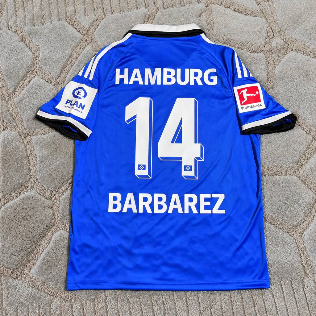 Sergej Barbarez #14 Hamburger SV Heim Retro Fußballtrikot