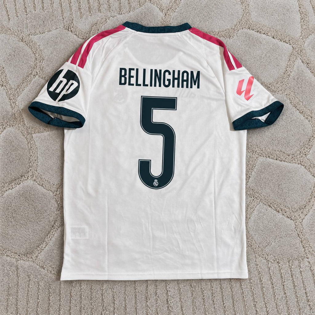 Jude Bellingham Real Madrid 2026/2027 New Season Home White Jersey Maillot Trikot Soccer Shirt