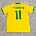 Ze Roberto Brazil Retro Home Football Jersey Trikot Maillot