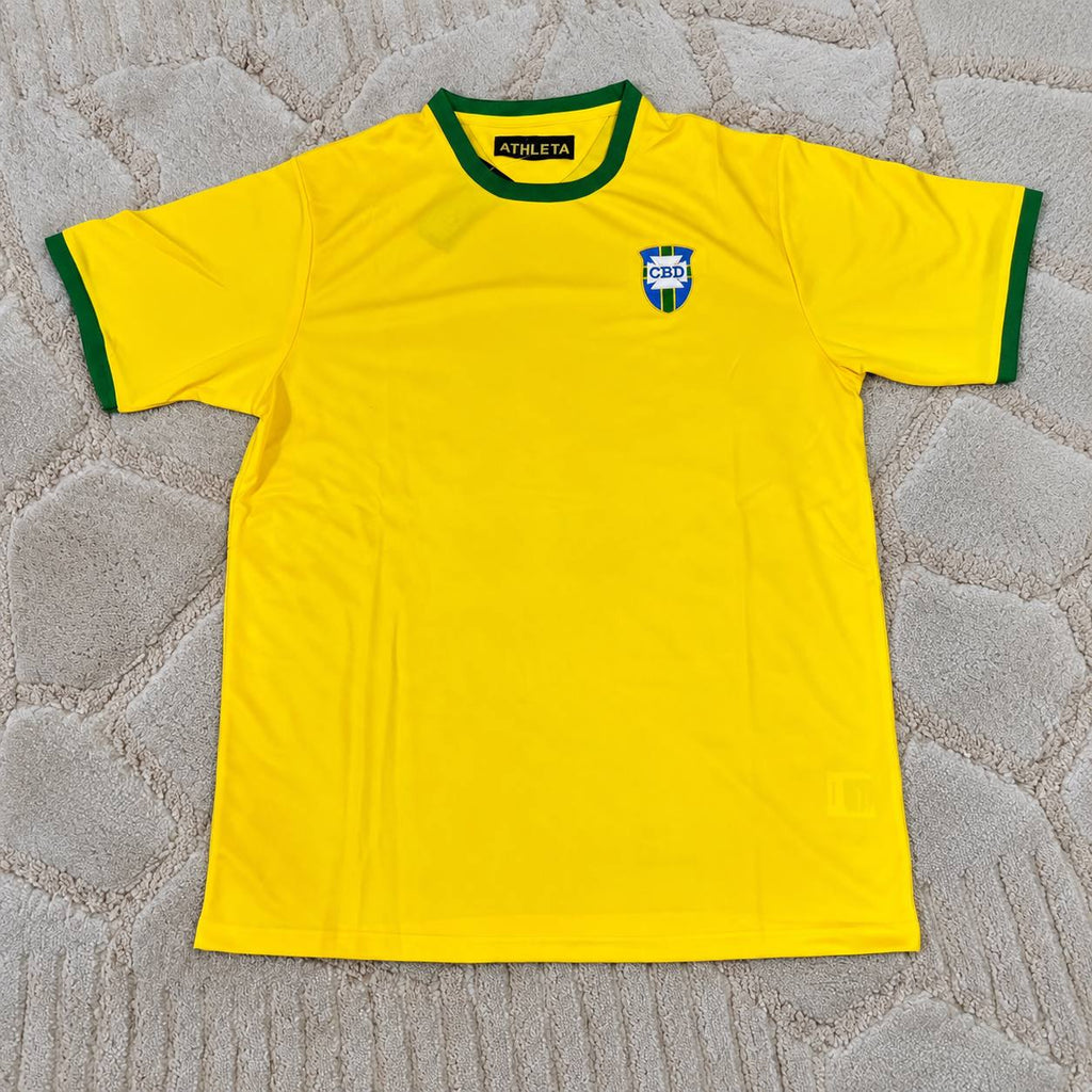 Ze Roberto Brazil Retro Home Football Jersey Trikot Maillot