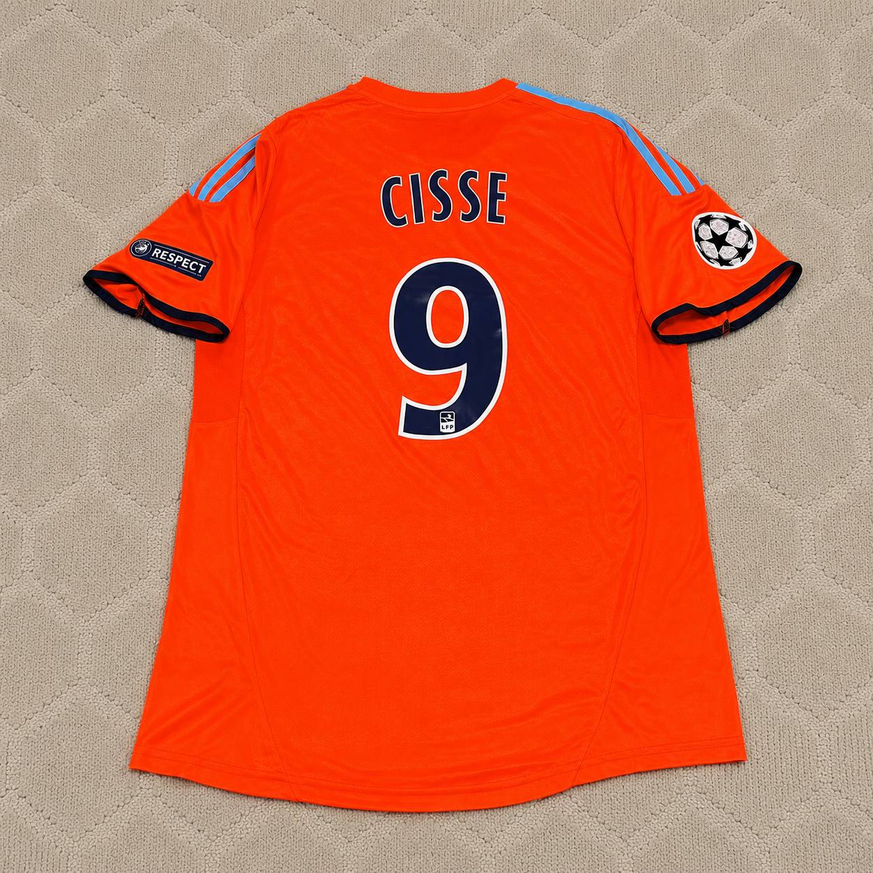 Djibril Cisse Marseille Retro Football Jersey Kit
