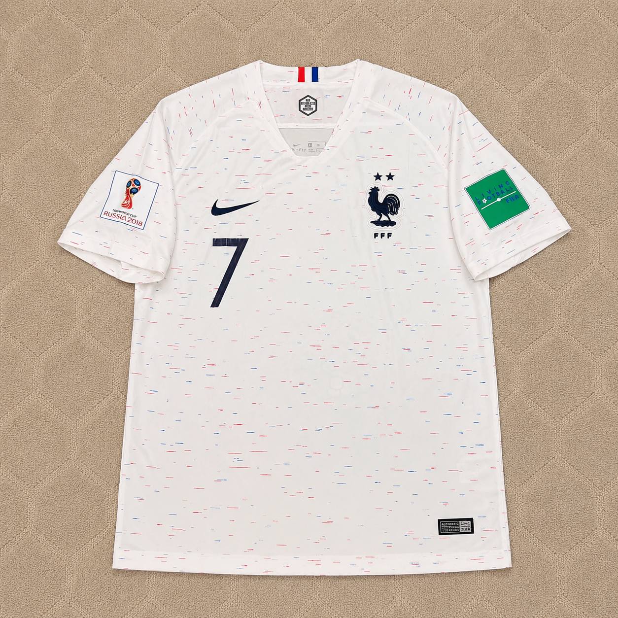 Antoine Griezmann 7- France 2018 World Cup Kit Trikot Maillot Jersey