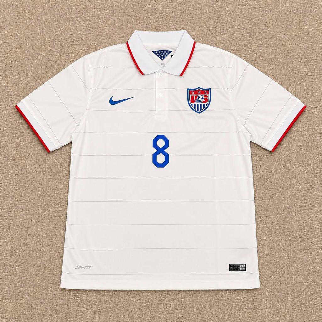 Clint Dempsey USA 2014 World Cup White Football Jersey Kit