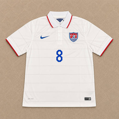 Clint Dempsey USA 2014 World Cup White Football Jersey Kit