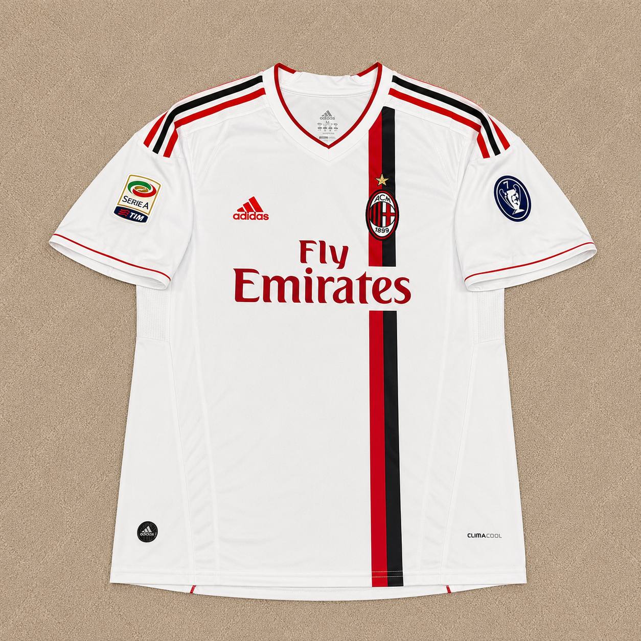 Zlatan Ibrahimović #11 Milan 2011-2012 White Away Retro Football Jersey