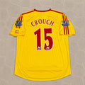 Peter Crouch Liverpool 2006/2007 Yellow Retro Football Jersey Kit