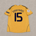 Sergio Ramos 15- Spain EURO 2008 Retro Football Jersey