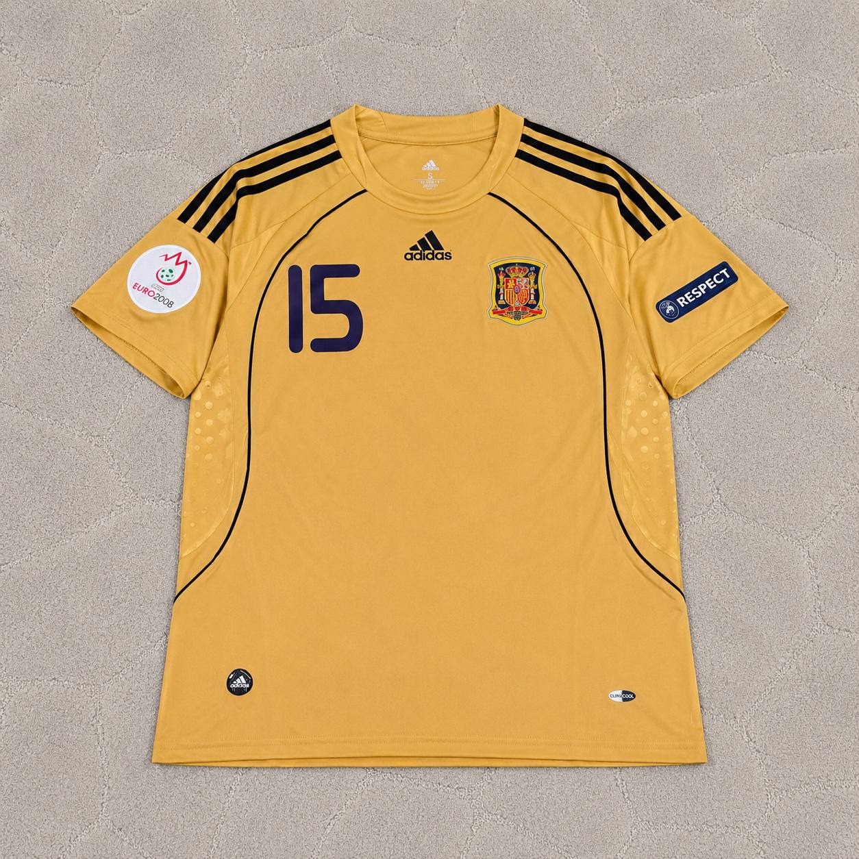 Sergio Ramos 15- Spain EURO 2008 Retro Football Jersey