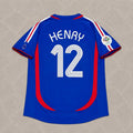Thierry Henry France 2006 World Cup Blue Retro Kit – | Trikot | Maillot Soccer Shirt