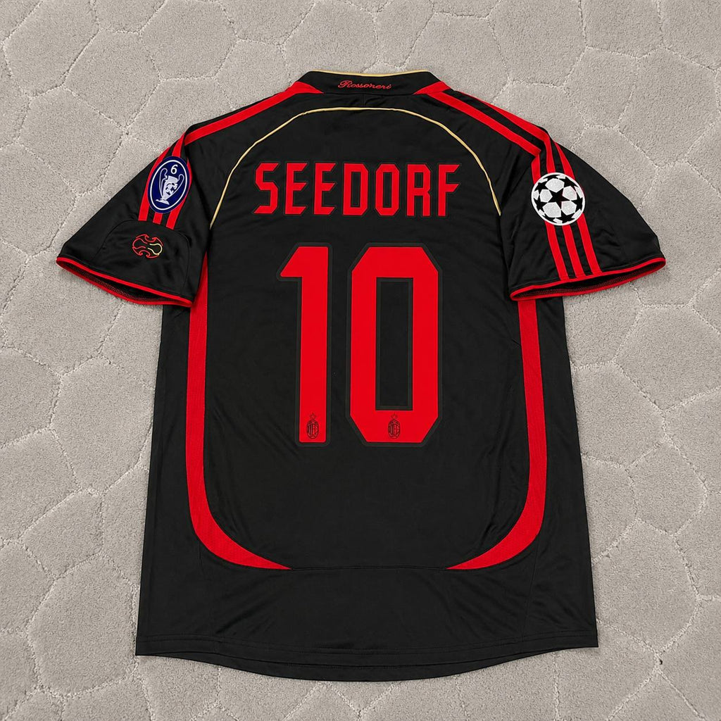 Clarence Seedorf 10  – AC Milan 2006–2007 Retro Kit Jersey – | Trikot | Maillot | Maglia Soccer Shirt