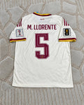 Marcos Llorente #5 Spain 2026 World Cup Beige Away Football Jersey