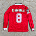 Dominik Szoboszlai Liverpool Long Sleeve Retro Kit Jersey Trikot Maillot Soccer Shirt