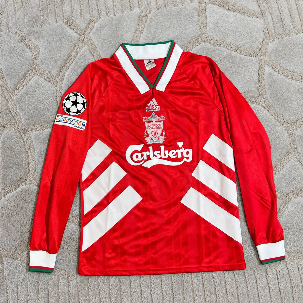 Dominik Szoboszlai Liverpool Long Sleeve Retro Kit Jersey Trikot Maillot Soccer Shirt
