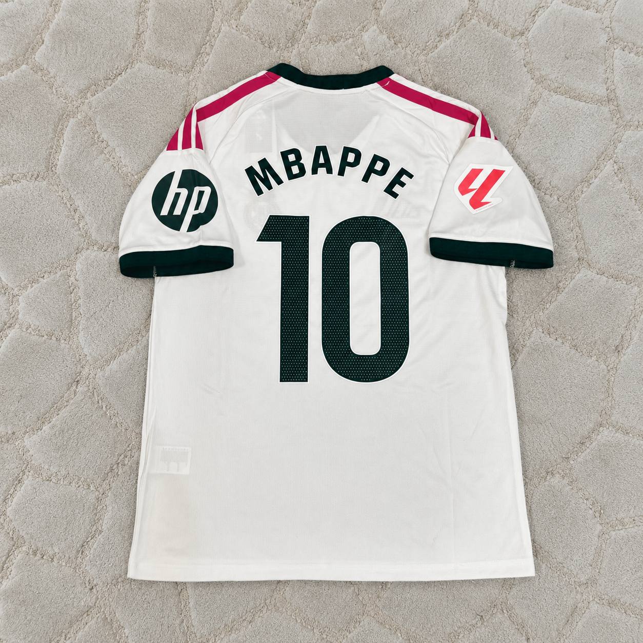 Kylian Mbappe White Jersey Maillot Trikot Soccer Shirt