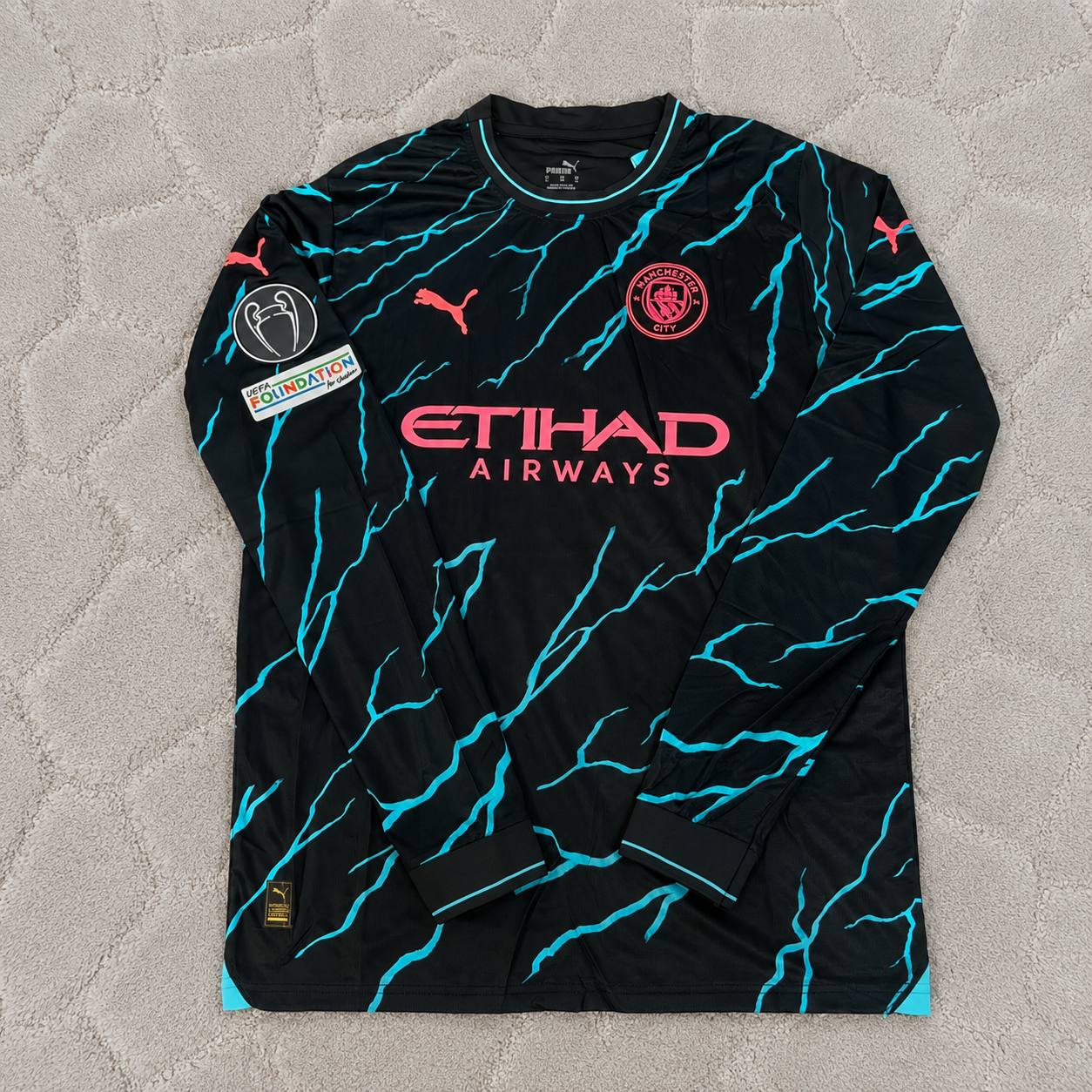 Erling Haaland Manchester City Special Font Jersey