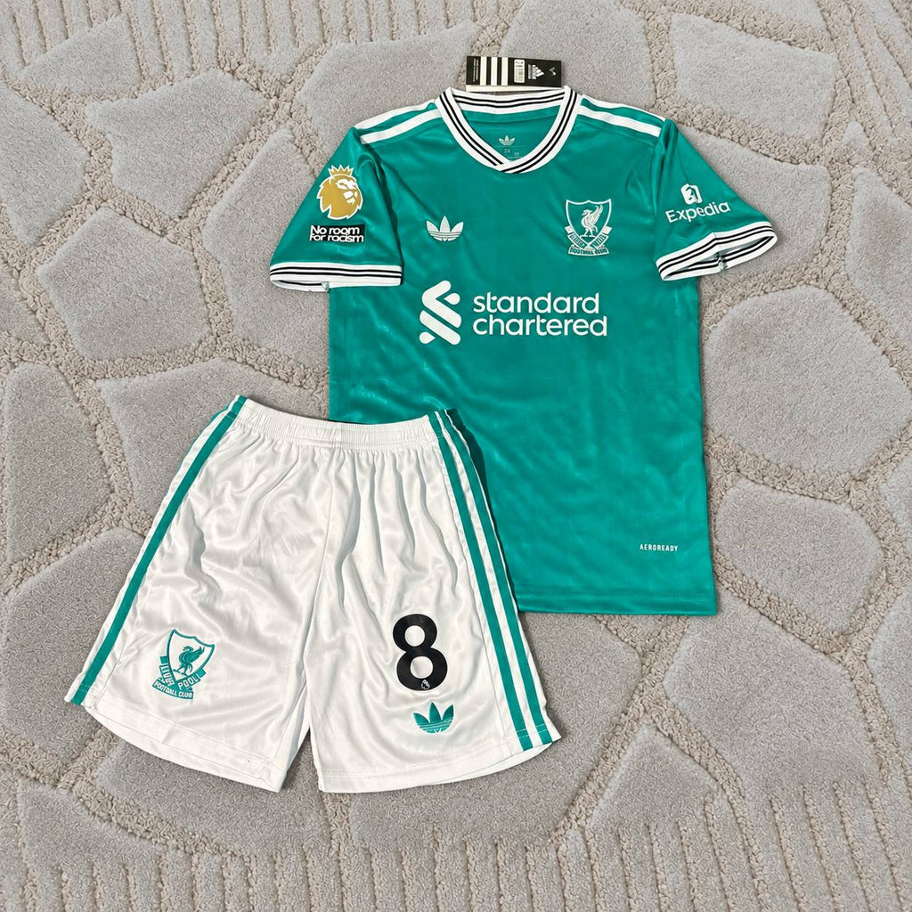 Dominik Szoboszlai Liverpool 2026 New Season Kids Football Jersey Kit