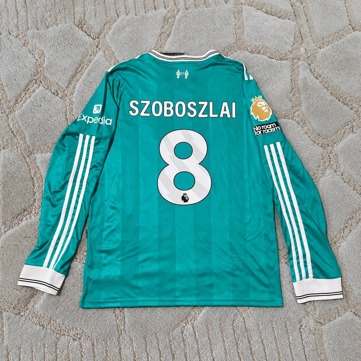 Dominik Szobaszlai Liverpool 2025 New Season Away Long Sleeve Football Jersey Kit
