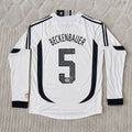 Franz Beckenbauer Germany World Cup Long Sleeve White Retro Football Jersey