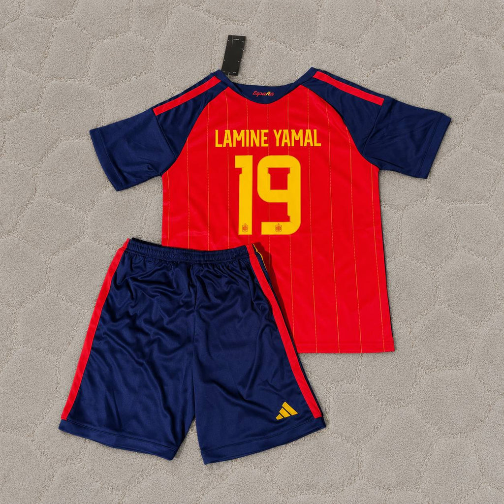 Lamine Yamal Spain 2026 World Cup Kids Football Jersey