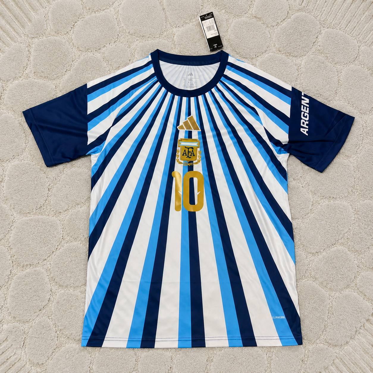 Lionel Messi #10 Argentina 2026 World Cup Warm Up Football Jersey