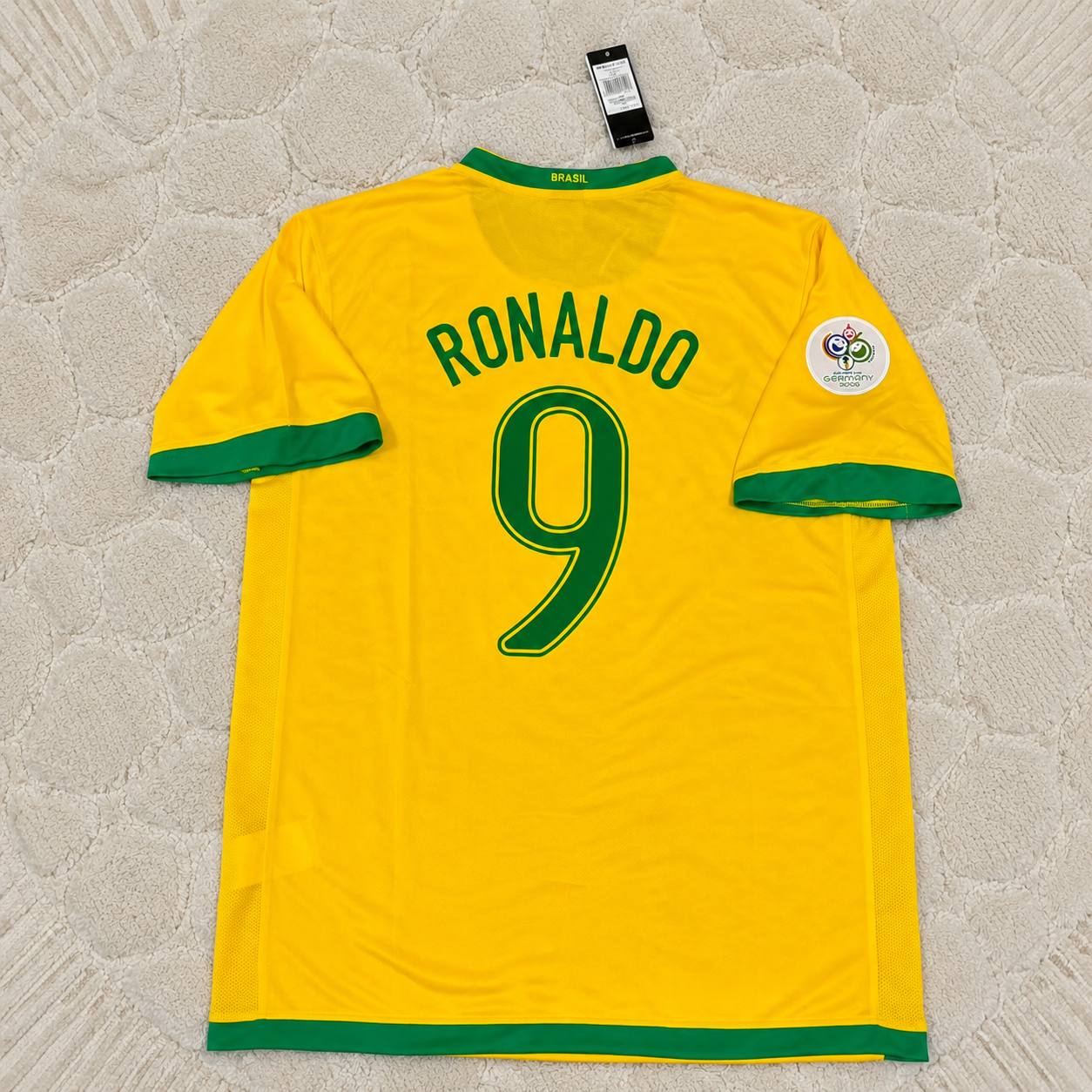Ronaldo Nazario #9 Brazil 2006 World Cup Jersey Trikot