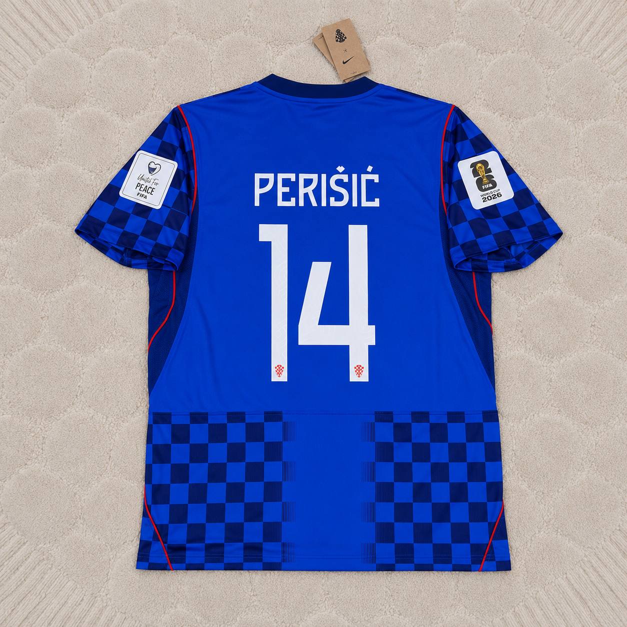 Ivan Perišić Croatia 2026 World Cup Home Blue Football Jersey