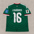 Julian Quiñones Mexico 2026 World Cup Home Green Football Jersey