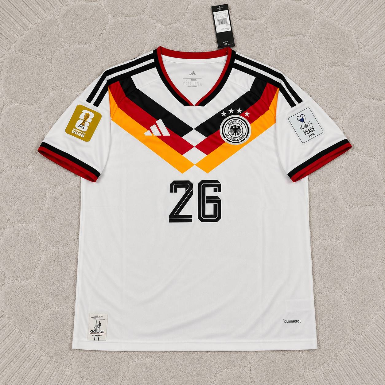 Deniz Undav #26 Germany 2026 World Cup Home Jersey Trikot Maillot