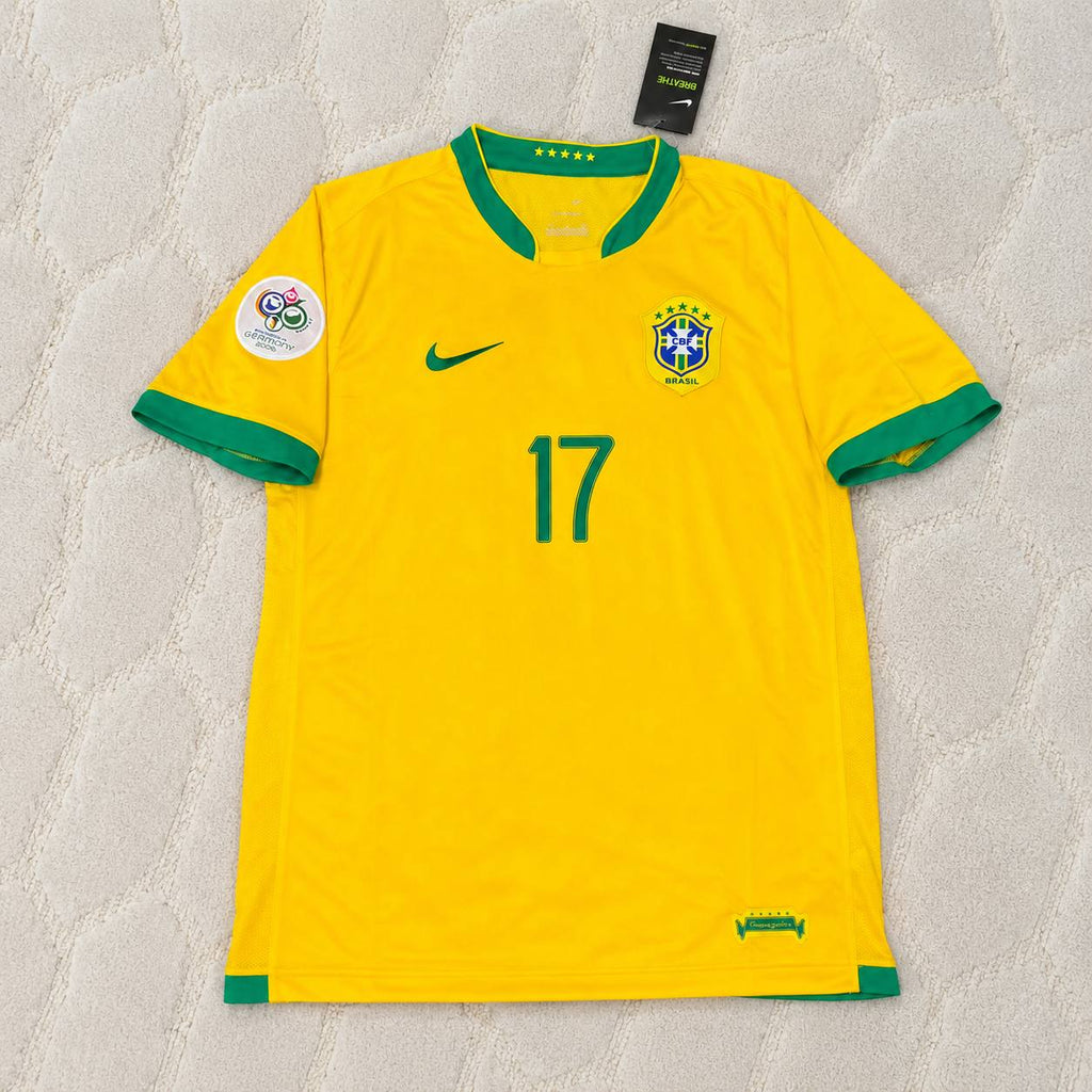 Marcelo #17 Brazil 2006 World Cup Jersey Trikot