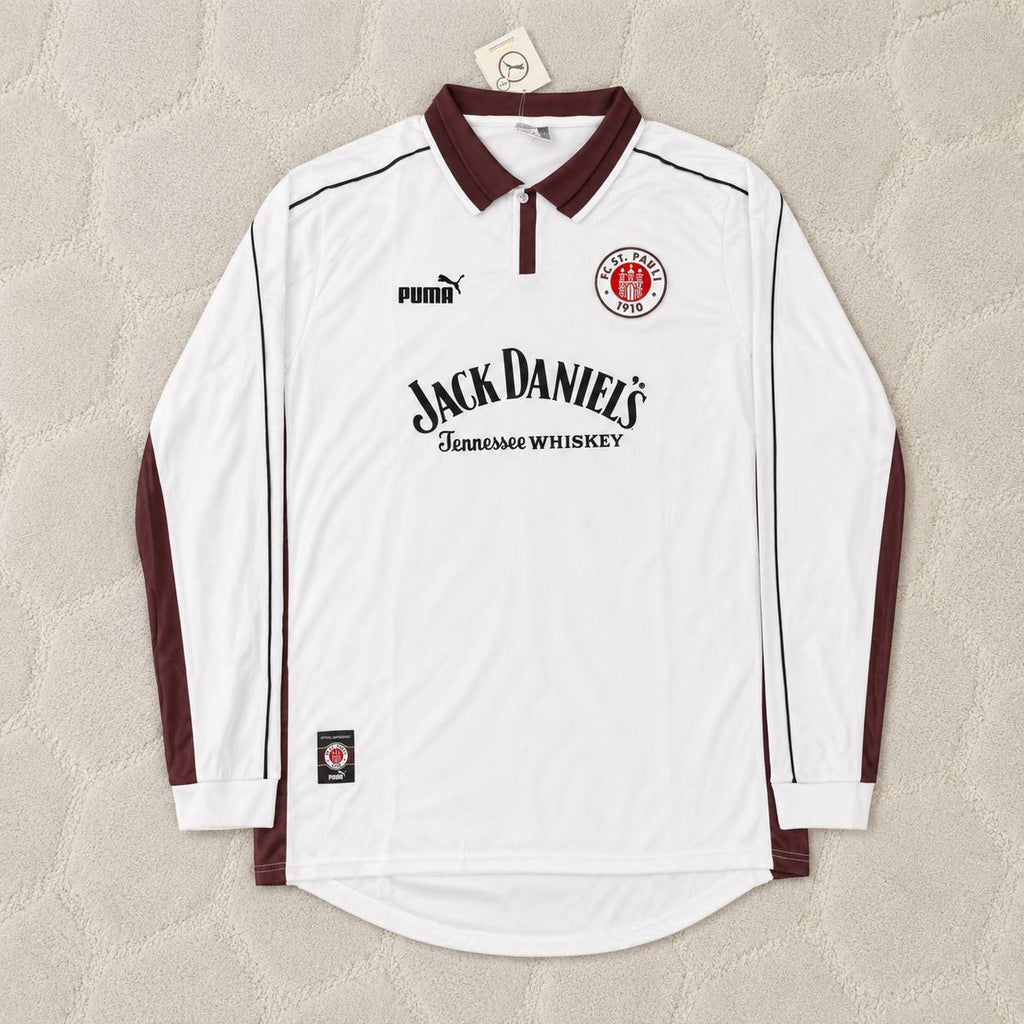 FC St. Pauli 1999-2000 Long Sleeve Home Retro Football Jersey