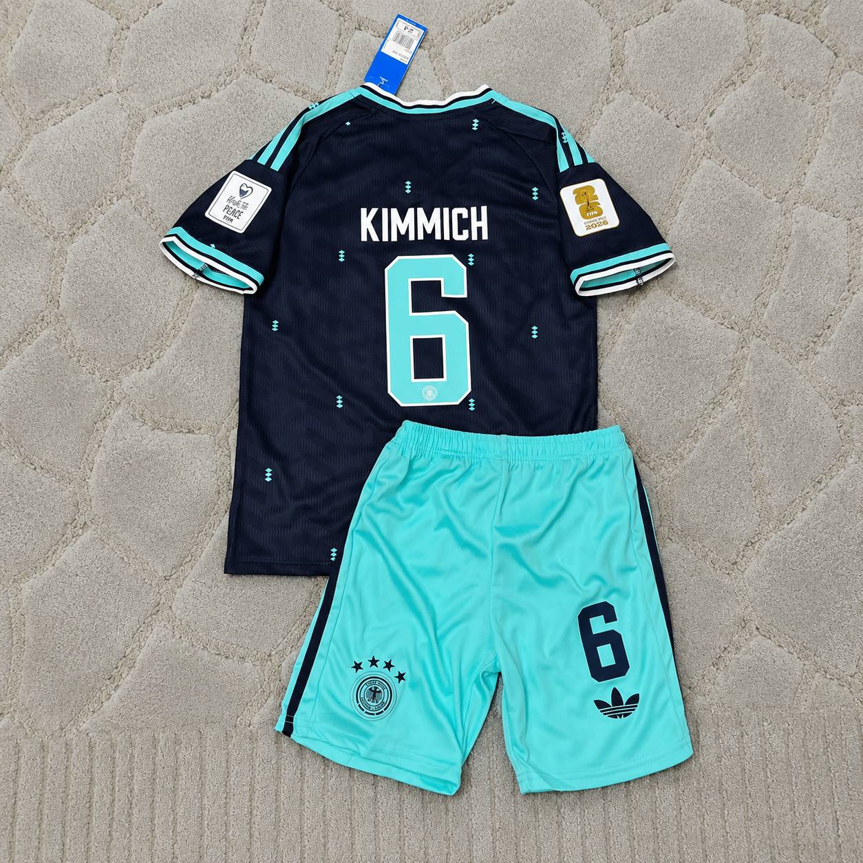 Joshua Kimmich 6- Germany 2026 World Cup Kids  Football Jersey Kit