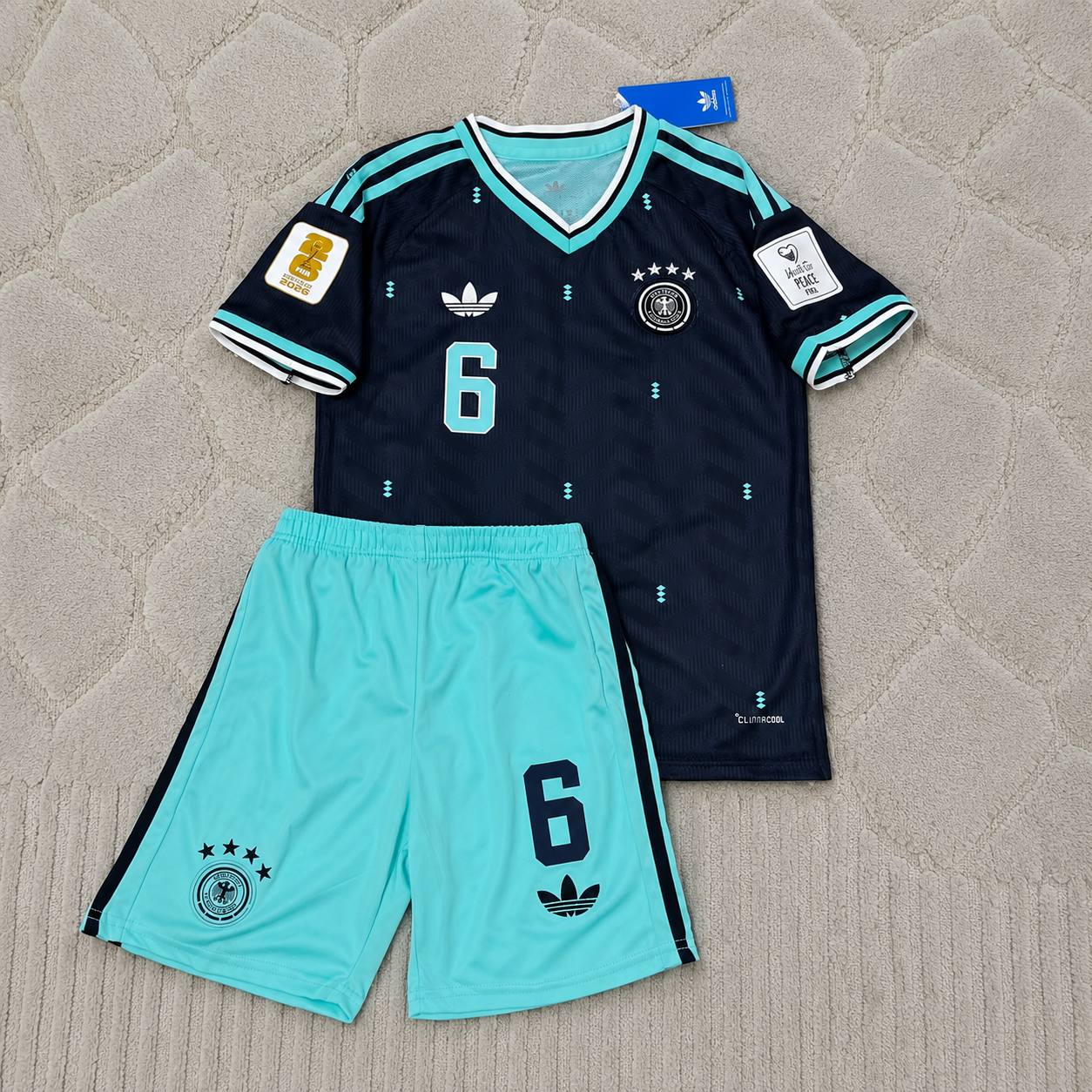 Joshua Kimmich 6- Germany 2026 World Cup Kids  Football Jersey Kit