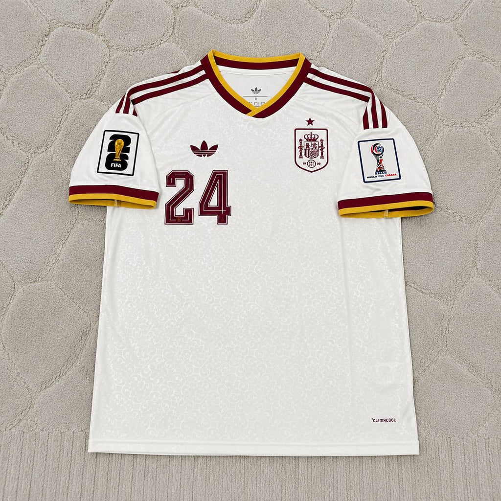 Marc Cucurella 24- Spain 2026 World Cup Away Football Jersey