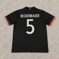 Franz Beckenbauer Germany Black Retro Football Jersey
