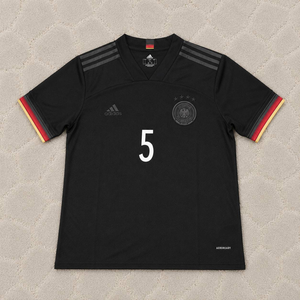 Franz Beckenbauer Germany Black Retro Football Jersey