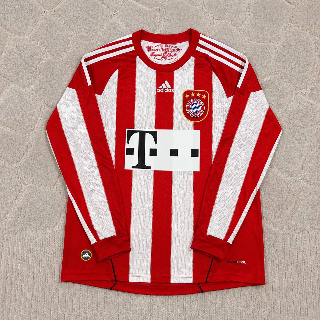 Franck Ribéry FC Bayern Munich 2010-2011 Long Sleeve Retro Football Jersey